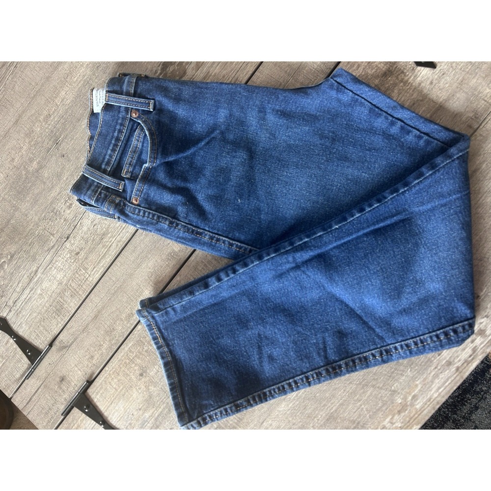 Signature by Levi Strauss Heritage Boyfriend cropped women's jeans, size 6, W28